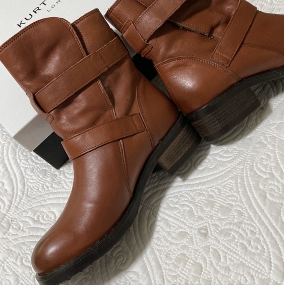 NEW Kurt Geiger London double strap biker boots - Picture 4 of 13